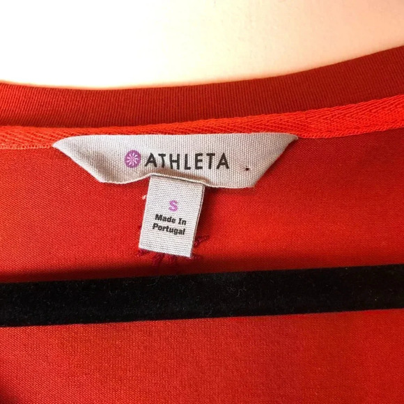 Athleta | Orange Sunburst Nectar V-neck Dress - Picture 2 of 6